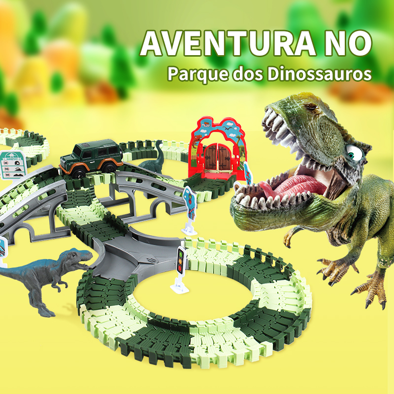 PIsta dos Dinossauros 217 peças JOYAKID