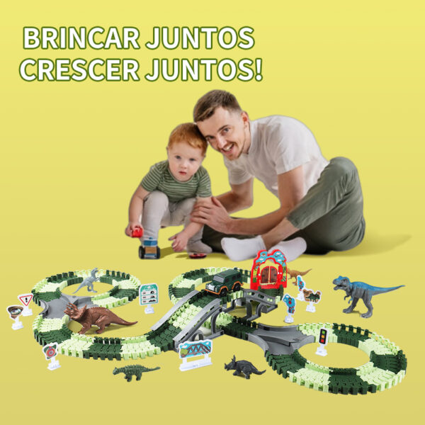 PIsta dos Dinossauros 217 peças JOYAKID