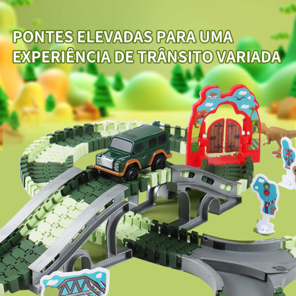 PIsta dos Dinossauros 217 peças JOYAKID