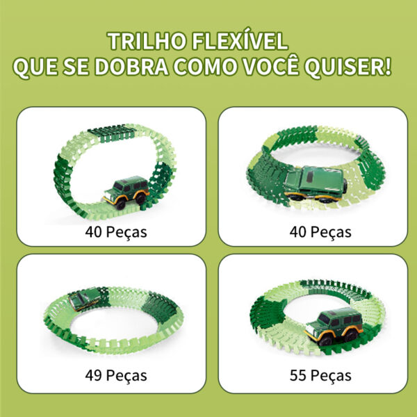 PIsta dos Dinossauros 217 peças JOYAKID