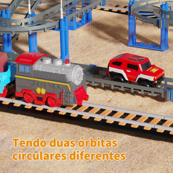 Pista de Carrinho com Trem Joya Kid