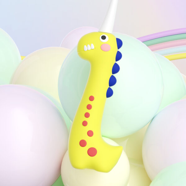 Escova Dental de Dinossauro MOMODENT Kids MO005 - Imagem 3