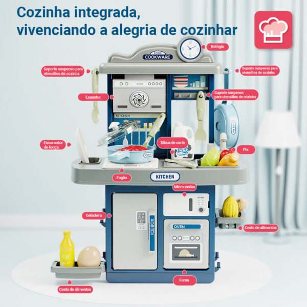 Mini cozinha infantil brinquedo Joya Kid