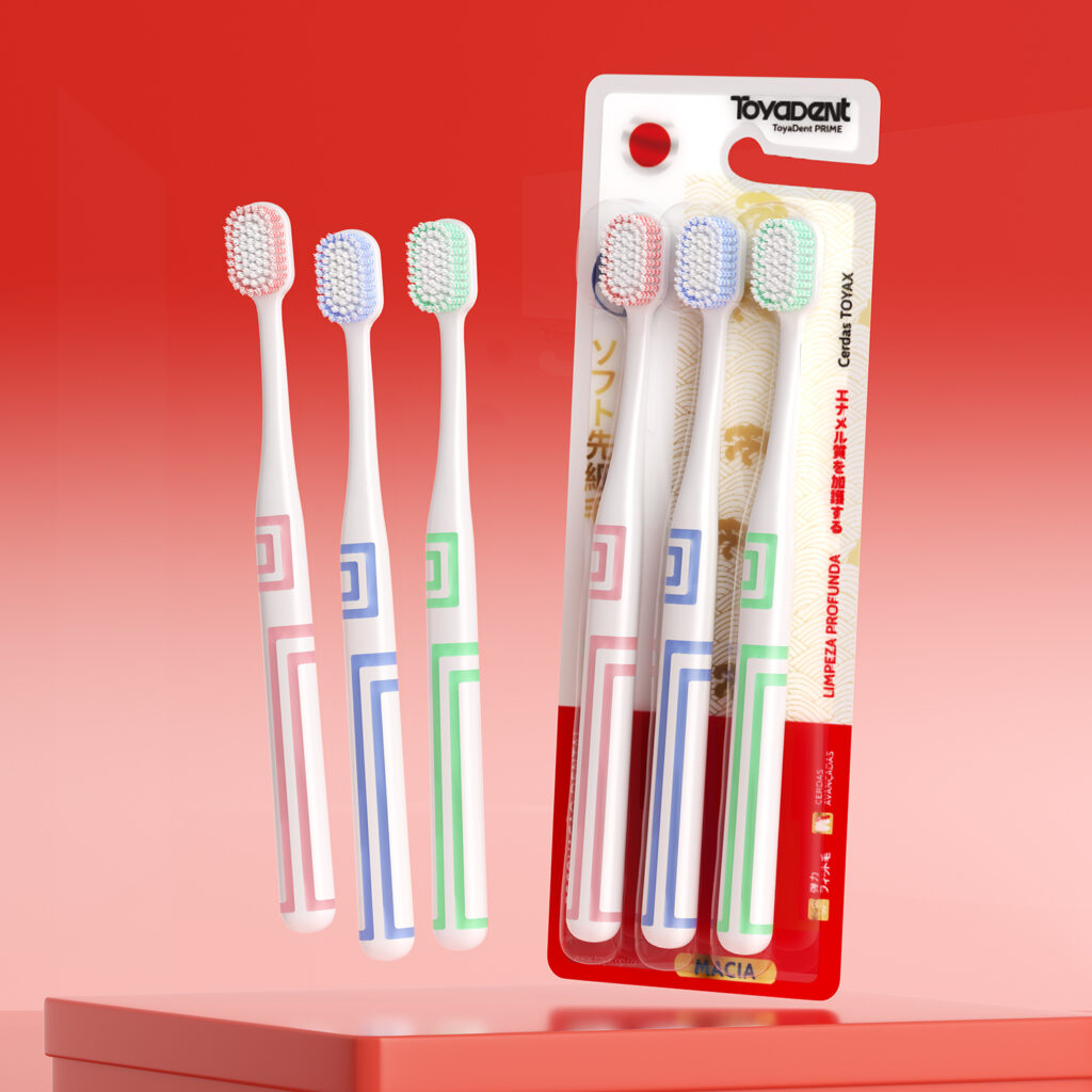 Escova Dental ToyaDent PRIME - 3 unidades