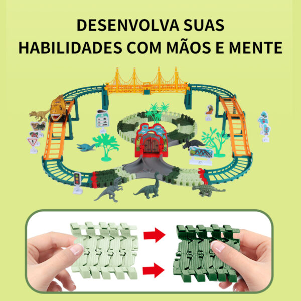 Carrinho de Dinossauro Joya Kid 110 peças