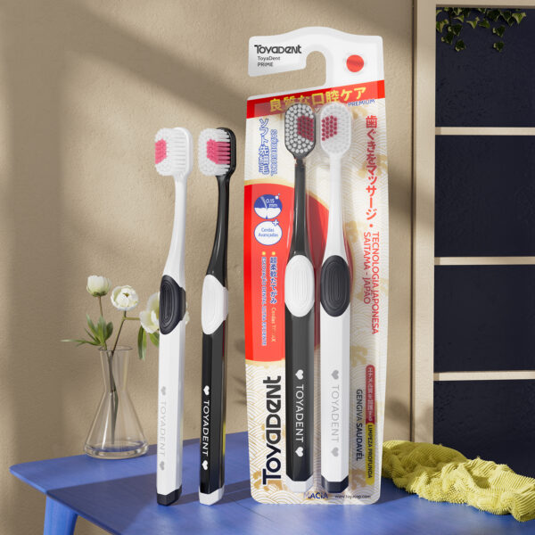 Escova de Dente TOYADENT Prime Edições Love - 2 unidades TY550 - Imagem 3