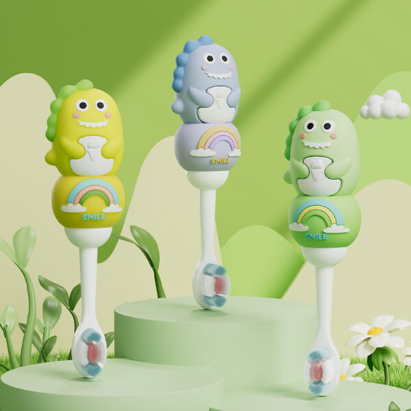 ESGOTADO-Escova Dental Infantil de Arco íris MOMODENT BABY MO006