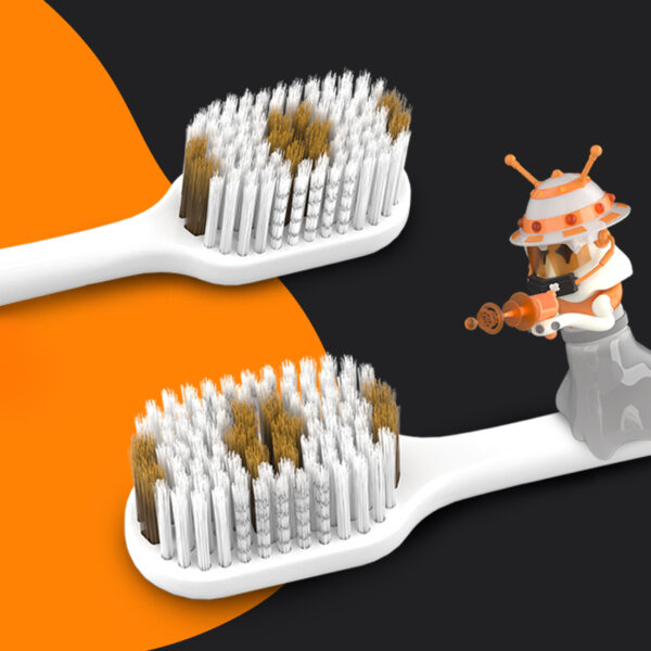 ESGOTADO-Escova Dental de Fantasminha MOMODENT Kids TY-522 - Imagem 6