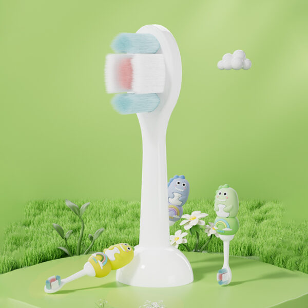 ESGOTADO-Escova Dental Infantil de Arco íris MOMODENT BABY MO006 - Imagem 8