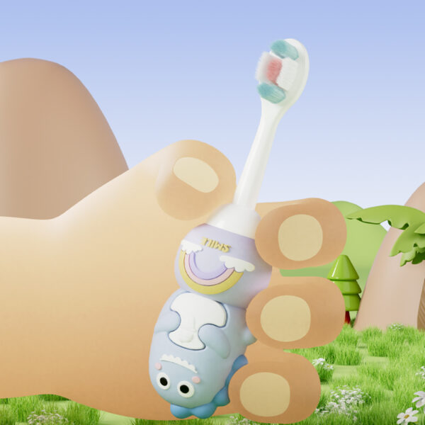 ESGOTADO-Escova Dental Infantil de Arco íris MOMODENT BABY MO006 - Imagem 6