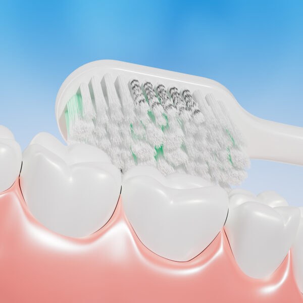 Escova Dental Infantil MOMODENT Panda Nadador - 2 unidades TY520 - Imagem 6