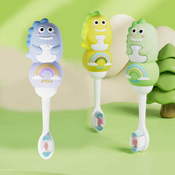 ESGOTADO-Escova Dental Infantil de Arco íris MOMODENT BABY MO006 - Imagem 3