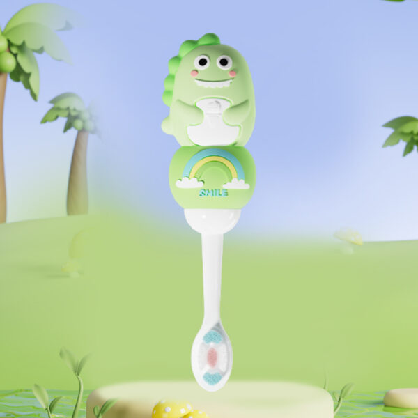 ESGOTADO-Escova Dental Infantil de Arco íris MOMODENT BABY MO006 - Imagem 2
