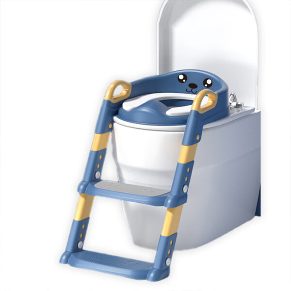Assento Redutor Infantil Com Escada para Vaso Sanitária B0151 - Imagem 2