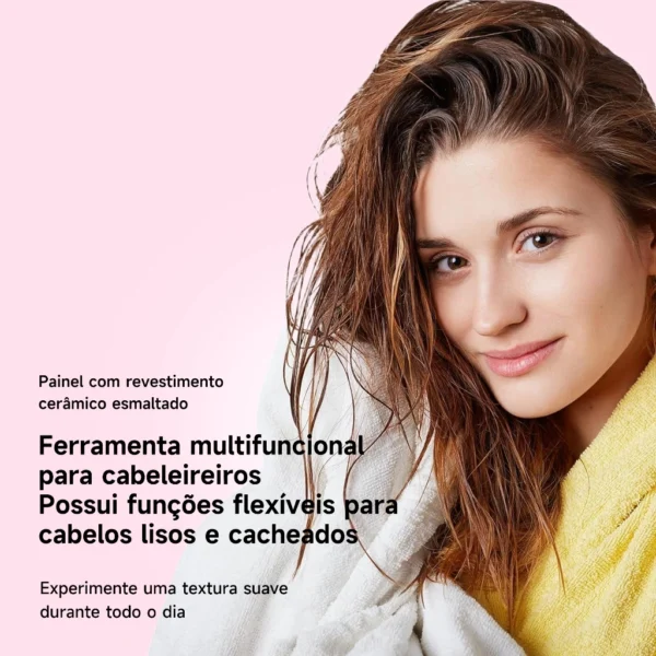 Chapinha/prancha De Cabelo Bivolt Gat Extrem Prata Cerâmica - Imagem 6