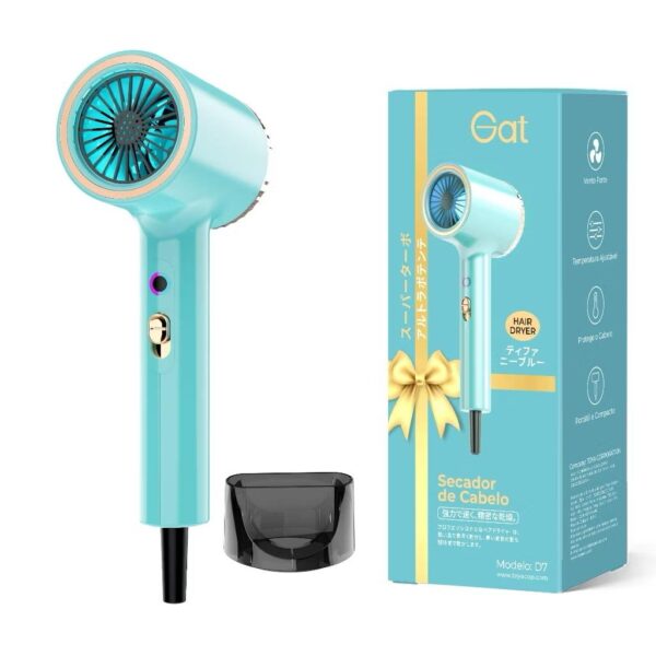 Secador Profissional Gat D7 – Portátil, Iônico e de Alta Velocidade com 2000W de Potência
