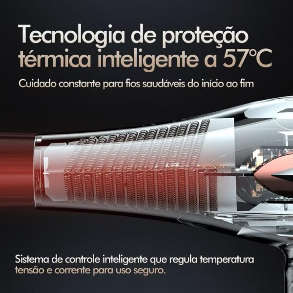 Secador Profissional Gat D9 Iônico – Alta Velocidade e Brilho de Salão em Casa - Imagem 6