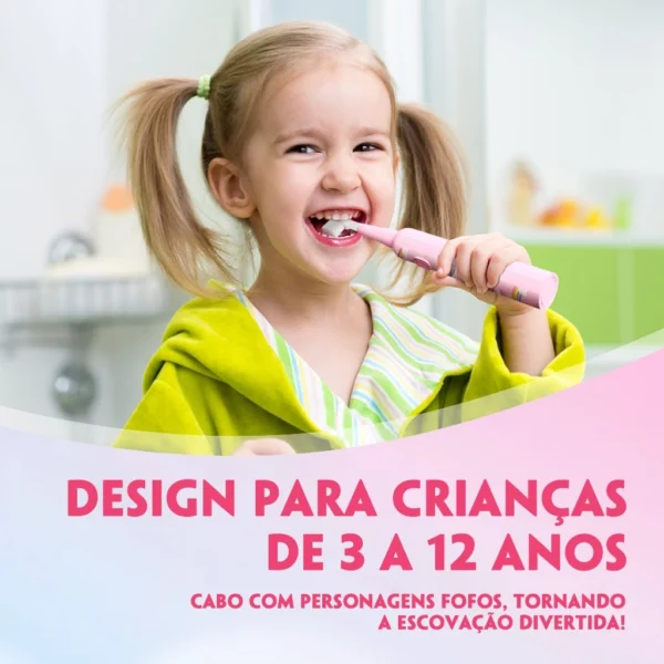 Escova Elétrica Infantil MOMODENT MO-020 - Imagem 3