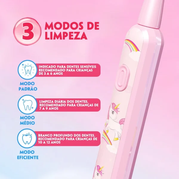 Escova Elétrica Infantil MOMODENT MO-020 - Imagem 7