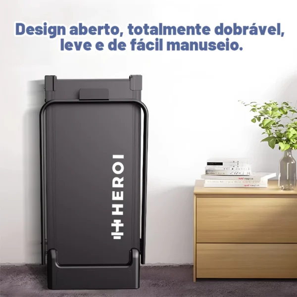 Esteira Ergométrica HERÓI – Compacta, Silenciosa e Dobrável para Treinar em Casa TY-068 - Imagem 7