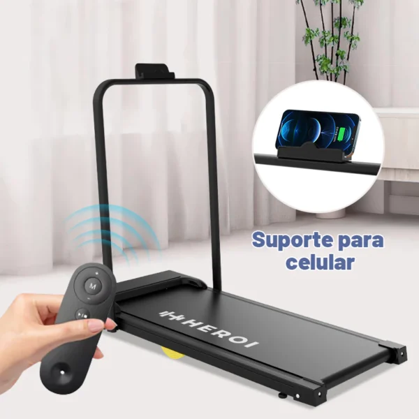 Esteira Ergométrica HERÓI – Compacta, Silenciosa e Dobrável para Treinar em Casa TY-068 - Imagem 5