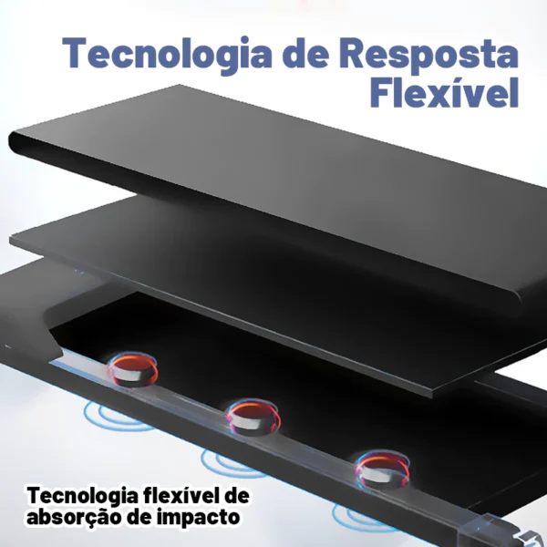 Esteira Ergométrica HERÓI – Compacta, Silenciosa e Dobrável para Treinar em Casa TY-068 - Imagem 4
