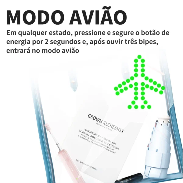 OralGos Escova Elétrica com Dupla Ação – Potência, Tecnologia e Cuidado no Mesmo Sorriso M9 - Imagem 3
