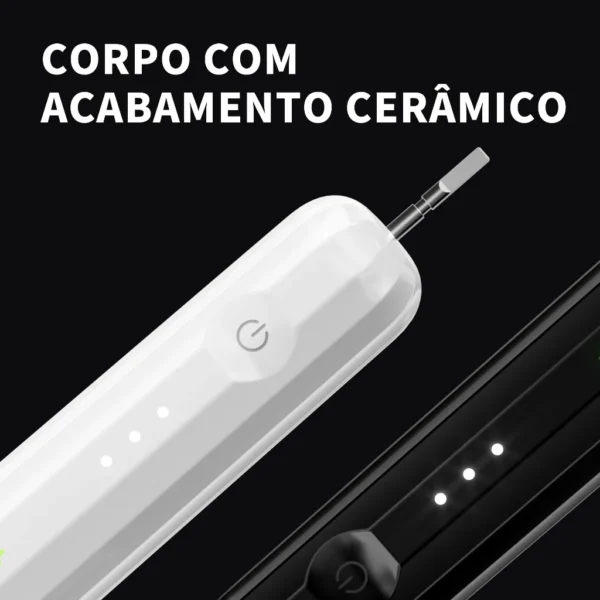 OralGos Escova Elétrica com Dupla Ação – Potência, Tecnologia e Cuidado no Mesmo Sorriso M9 - Imagem 4
