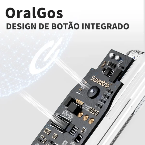 OralGos Escova Elétrica com Dupla Ação – Potência, Tecnologia e Cuidado no Mesmo Sorriso M9 - Imagem 7