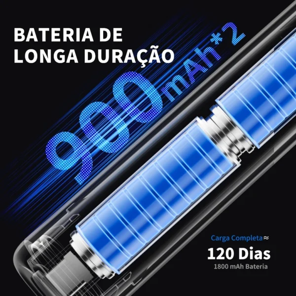 OralGos Escova Elétrica com Dupla Ação – Potência, Tecnologia e Cuidado no Mesmo Sorriso M9 - Imagem 8