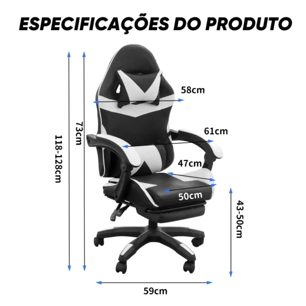 Cadeira Ergonômica HEROI – Conforto Inteligente para o Seu Dia de Trabalho TY-010 - Imagem 8