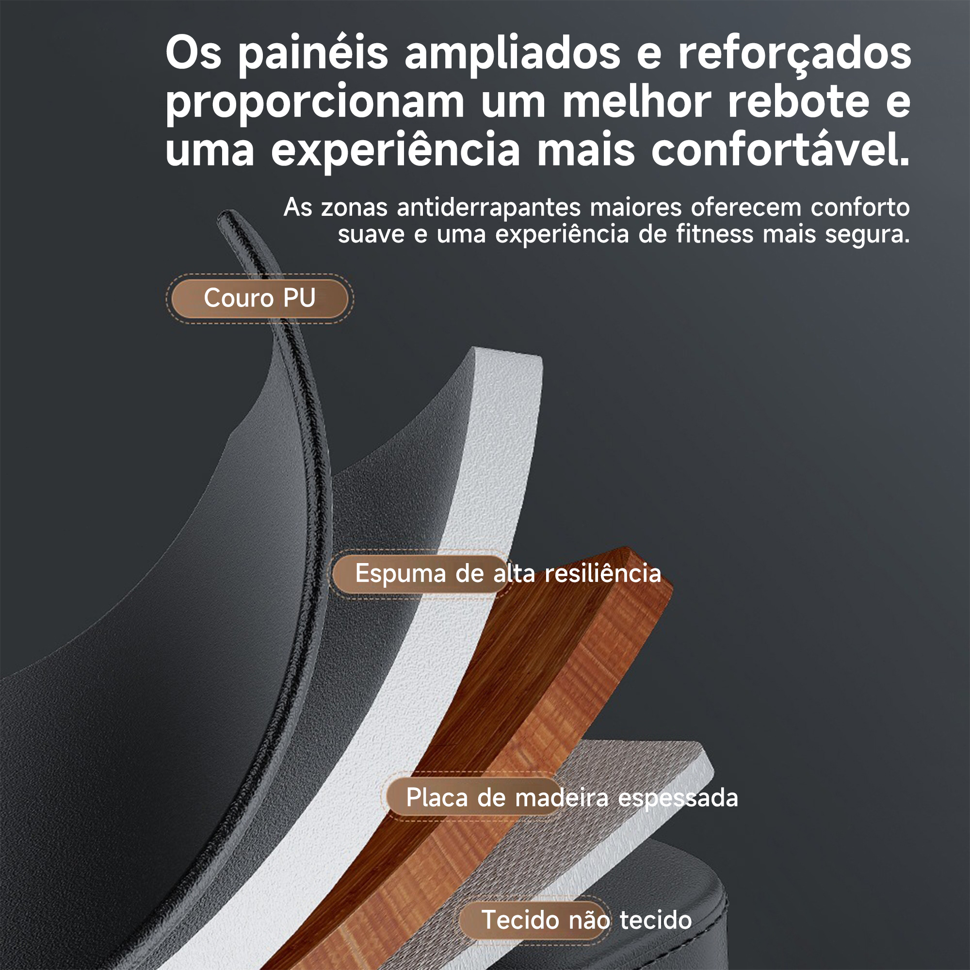 Banco de Musculação Ajustável HEROI – 150kg, Banco Pastor Removível, Extensor de Pernas e Encosto Multiângulo TY-055 - Imagem 7